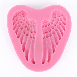  Angel Wings Silicone Fondant Mold Chocolate Polymer Clay Mould