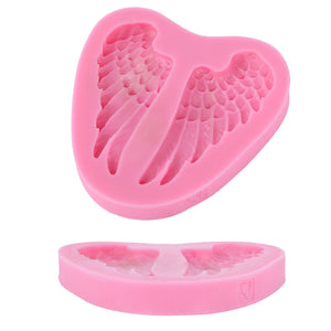  Angel Wings Silicone Fondant Mold Chocolate Polymer Clay Mould