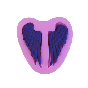  Angel Wings Silicone Fondant Mold Chocolate Polymer Clay Mould