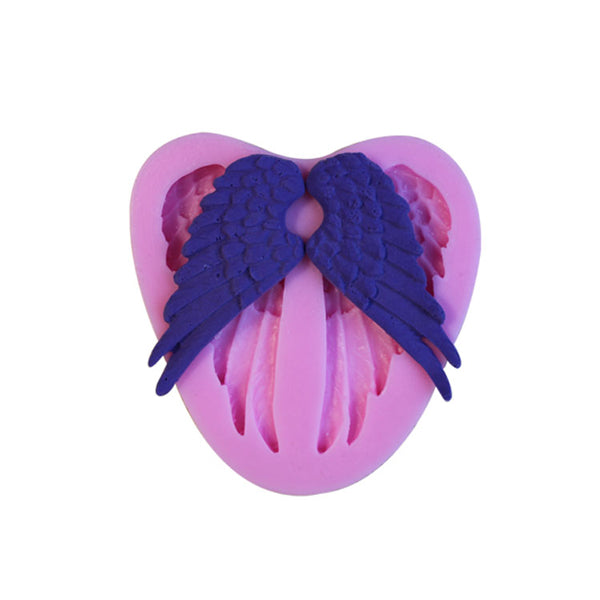  Angel Wings Silicone Fondant Mold Chocolate Polymer Clay Mould