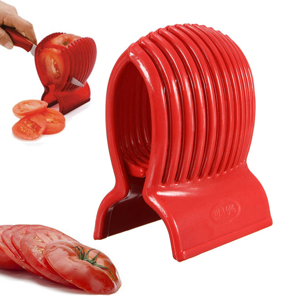 Tomato Onion Slicer Vegetable Fruit Cutter Holder Potato Lemon Cutting Shredder Kitchen Tool 