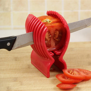 Tomato Onion Slicer Vegetable Fruit Cutter Holder Potato Lemon Cutting Shredder Kitchen Tool 