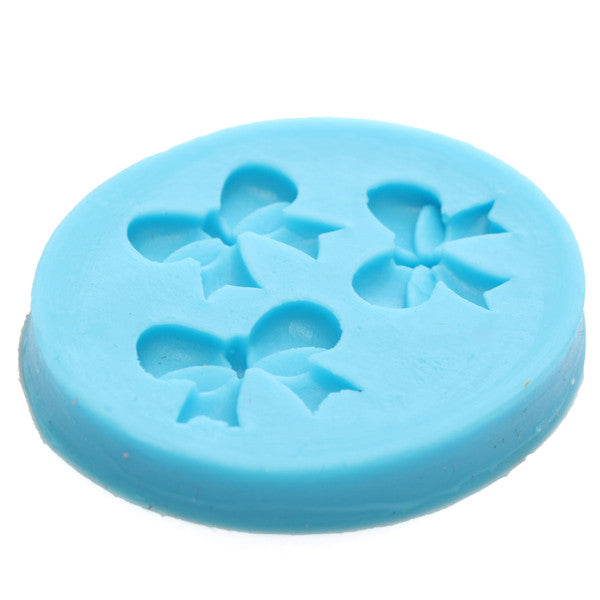 Silicone 3D Bowknot Fondant Mold Cake Decoration DIY Mold Mould