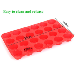 24 Cavity Cake Cookies Pan Mold Chocolate Baking Molds Moulds Ice Mold Multifunction Baking Tools