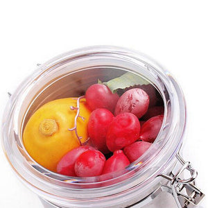 Durable Stainless Steel Canister Airtight Sealed Canister Spice Dry Storage Container Snack Cans