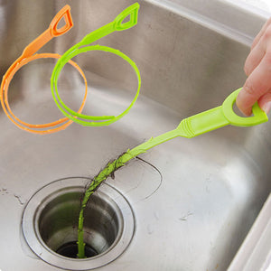 Honana Plastic Sink Drain Dredge Pipeline Hook Hair Cleaning Tool Kitchen Cleaning Supplies