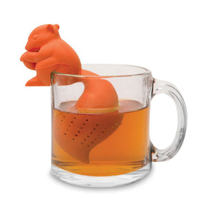 Silicon Squirrel Tea Loose Leaf Strainer Filter Infuser