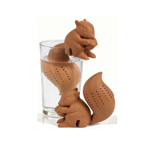 Silicon Squirrel Tea Loose Leaf Strainer Filter Infuser