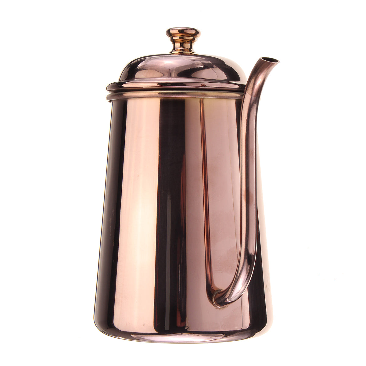 650ml Stainless Steel Pour Over Drip Coffee Tea Pot Kettle Colorful Home Kitchen Tea Making Tools