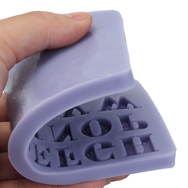 Alphabet Silicone Mold Capital Letter Punctuation Fondant Biscuit Cake Mould