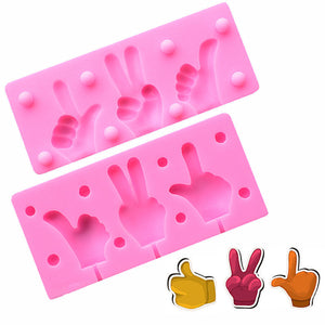 Food Grade Silicone Cake Mold DIY Chocalate Cookies Ice Tray Baking Tool 