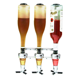 Multifunction W ine Shelf Aluminium Alloy Rack Bar Beverage Liquor Dispenser W ine B eer Shot Wall Mounted