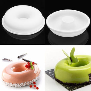 Silicone Non-stick Donut Cake Mould Muffin Chocolate Mousse Pan Baking Mold