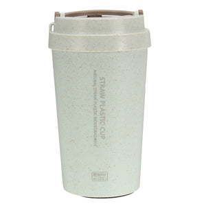 400L Wheat Straw Portable Double-wall Vacuum Bottle Coffee Cup Insulated Mug Water Bottle