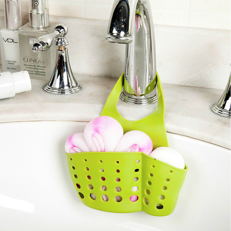 Honana Kitchen Portable Hanging Drain Bag Basket Bath Storage Gadget Tools Sink Holder