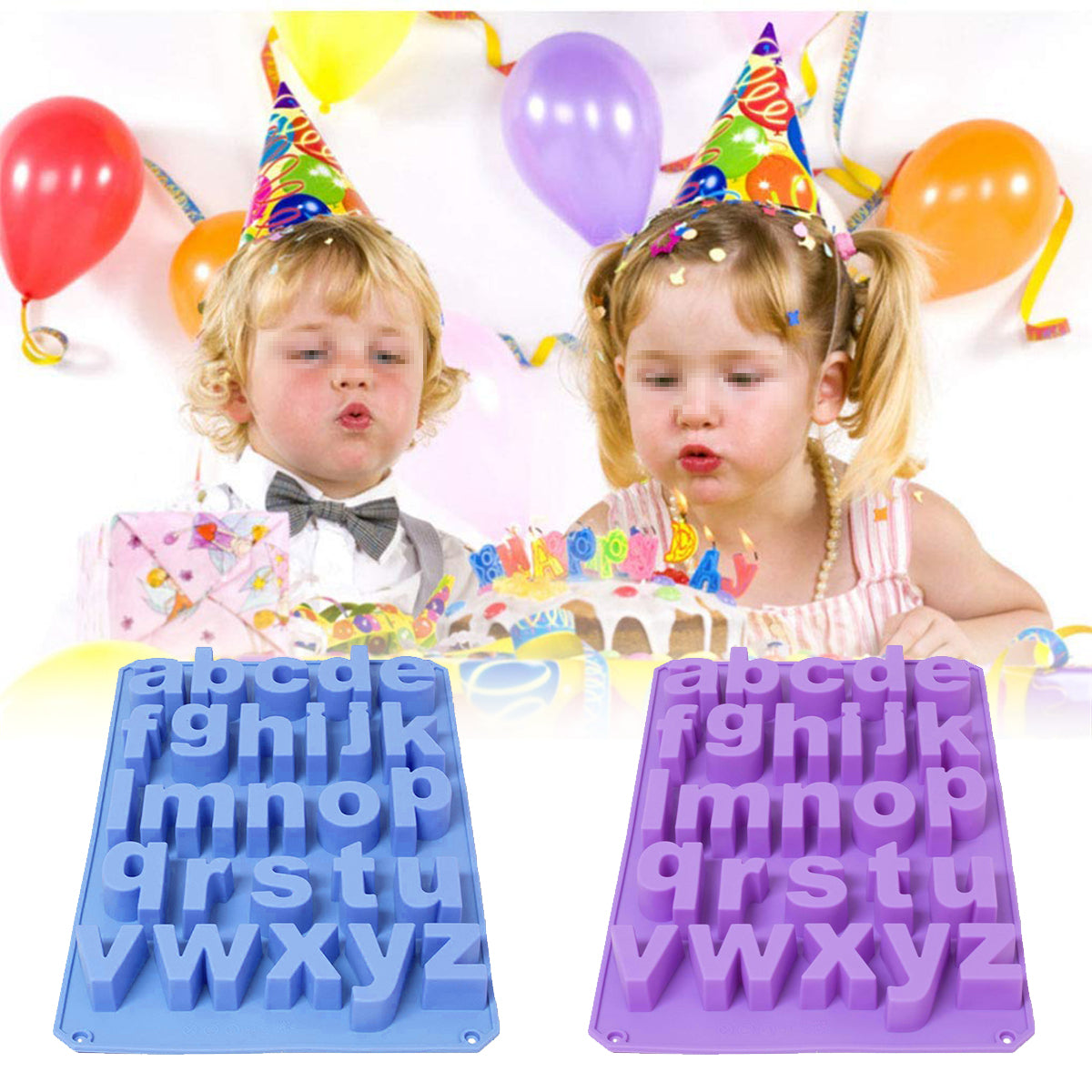 Alphabet Silicone Mould Cake Decorating Candy Cookie Chocolate Baking Mold DIY