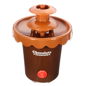 Chocolate Fondue Machine Fountain 2 Tiers Mini Maker Waterfall Melting Machine 