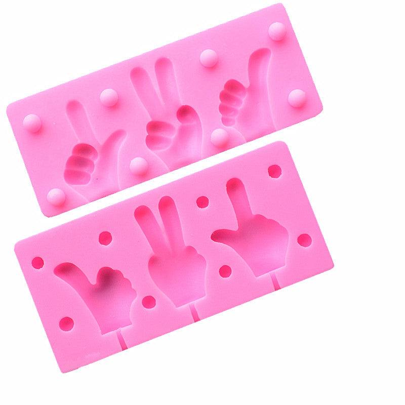 Food Grade Silicone Cake Mold DIY Chocalate Cookies Ice Tray Baking Tool 