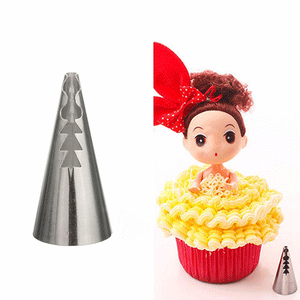 Honana CF-PN10 10Pcs Stainless Steel Russian Tulip Dress Icing Piping Nozzles Cake Baking Tools