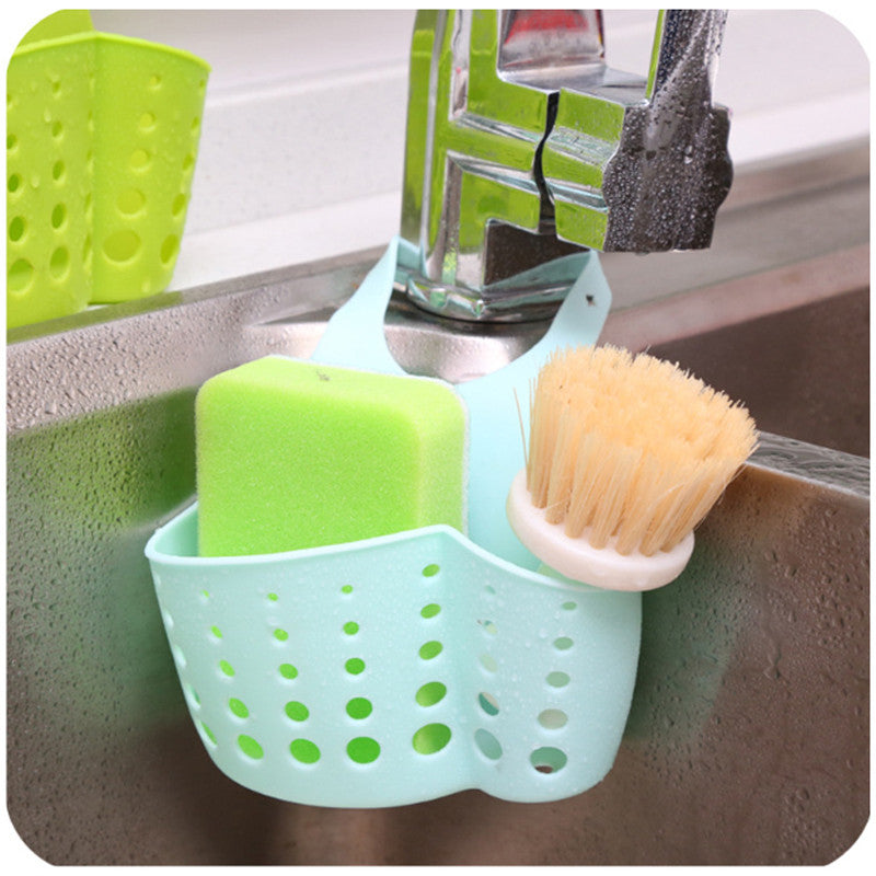 Honana Kitchen Portable Hanging Drain Bag Basket Bath Storage Gadget Tools Sink Holder