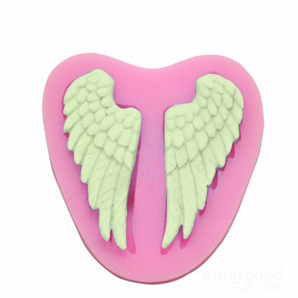  Angel Wings Silicone Fondant Mold Chocolate Polymer Clay Mould