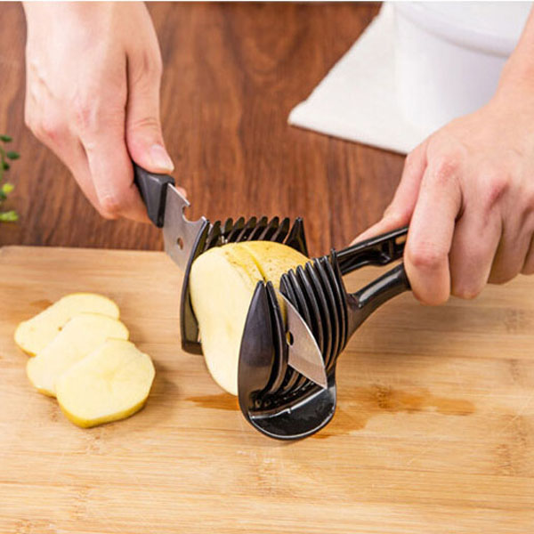 Multifunctional Handheld Tomato Round Slicer Fruit Vegetable Slicer Kitchen Tool