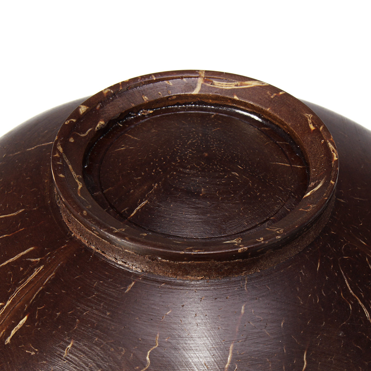 Natural Coconut Shell Bowl and Spoon Handmade Handcraft Carved Tableware Gift Rice Bowl