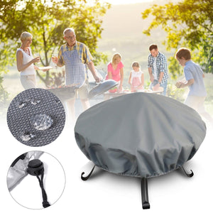 130cm Round Waterproof Dutyproof Large Protect Premium For Livivo BBQ Grill Barbecue Grill Cover 