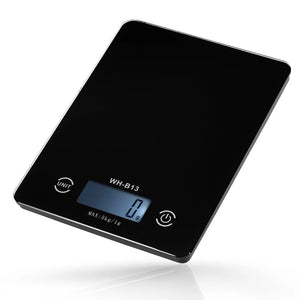 3Life H17906B 5KG/1G Accurate Touch Screen Kitchen Scale LCD Backlight Digital Kitchen Food Scale G/LB/OZ for Baking Cooking Tare Function From XIAOMI Youpin (Black)