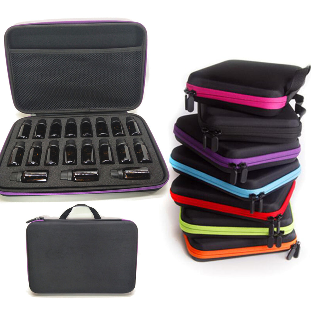 19 Bottles 15ml Essential Oils Storage Holder Carrying Bags Travelling Case Oils Storage Bag