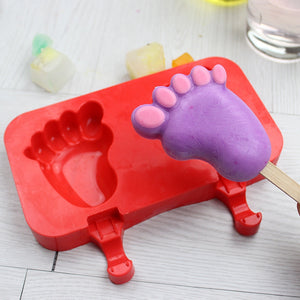 Creative Silicone Ice Cream Mold Ice Lolly Mold Rod Ice Mold Red Food Grade