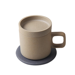 VH Wireless Charging 55 °C Thermos Cup Electric Cup Coffee Cup Japanese Style Mugs Ceramics Coffee Mug With Saucer Drinkware Set from xiaomi youpin