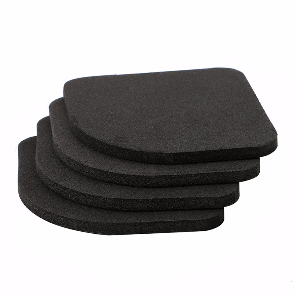 4Pcs 7.7x7.7cm Refrigerator Electrical Anti-Slip Pads Anti Vibration Mat Bathroom Washing Machine Mute Shock Pad Square Table Mats