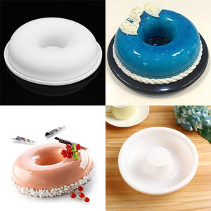 Silicone Non-stick Donut Cake Mould Muffin Chocolate Mousse Pan Baking Mold