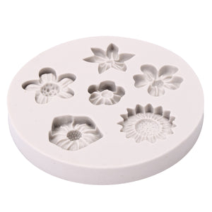 Flower Silicone Fondant Mold Cake Mould Decorating Baking Mold Sugarcraft Pastry Tool