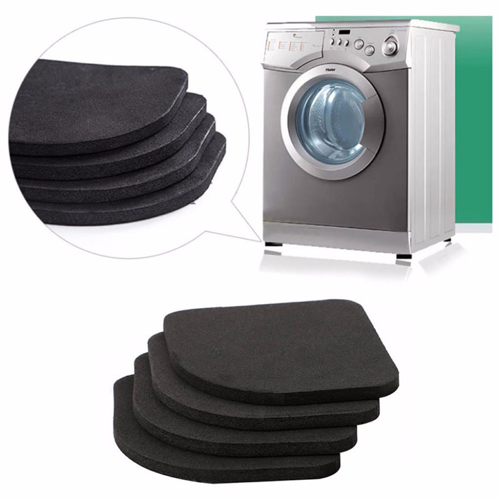 4Pcs 7.7x7.7cm Refrigerator Electrical Anti-Slip Pads Anti Vibration Mat Bathroom Washing Machine Mute Shock Pad Square Table Mats