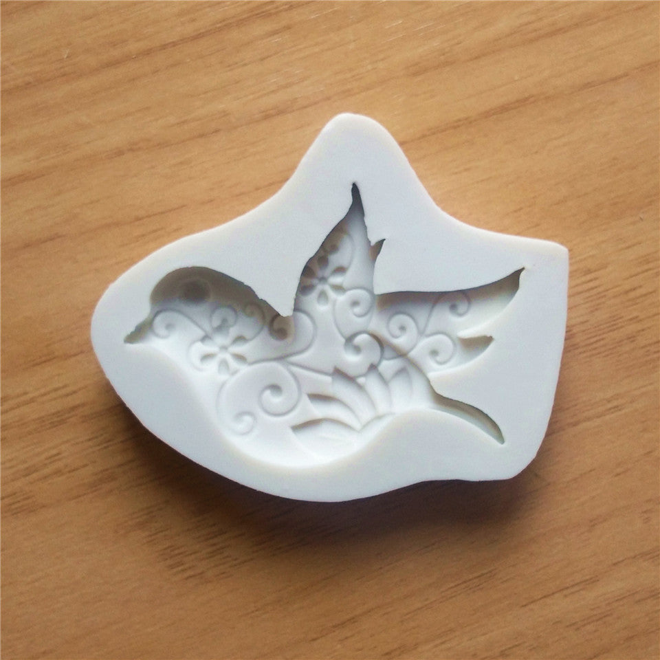 Cake Tools New Peace Dove Silicone Chocolate Handmade Fondant Mold Crafts Mould