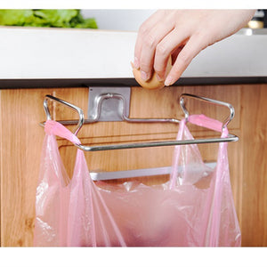 Stainless Steel Kitchen Cupboard Drawer Door Waste Bin Stand Scrap Trap Bowl Dustbin Hanging Rack