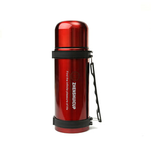 1.2L Large Outdoor Stainless Steel Travel Mug Thermos Vacuum Flask Bottle With Cup Bottles