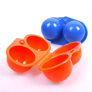 Honana Barbecue Portable Egg Storage Box Container Outdoor Camping Picnic 2 Egg Case Carrier Tray