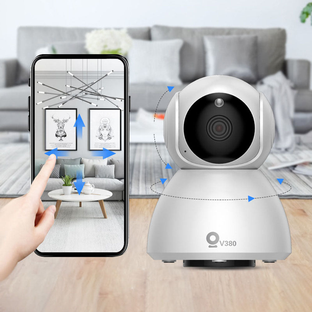 Xiaovv Q8 HD 1080P 360° Panoramic IP Camera Onvif Support Infrared Night Vision AI Mo-tion Detection Machine Panoramic Camera from xiaomi youpin