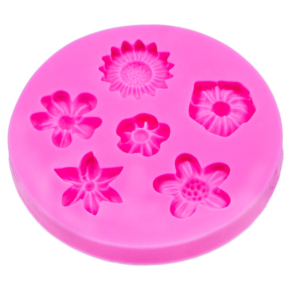 Flower Silicone Fondant Mold Cake Mould Decorating Baking Mold Sugarcraft Pastry Tool