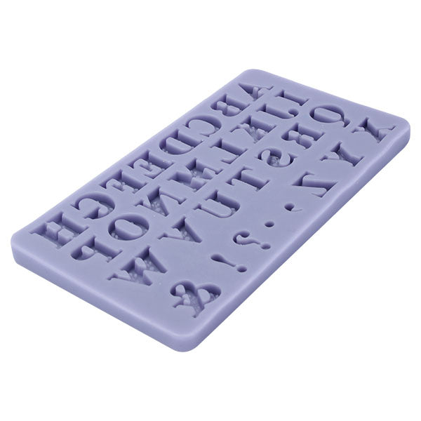 Alphabet Silicone Mold Capital Letter Punctuation Fondant Biscuit Cake Mould