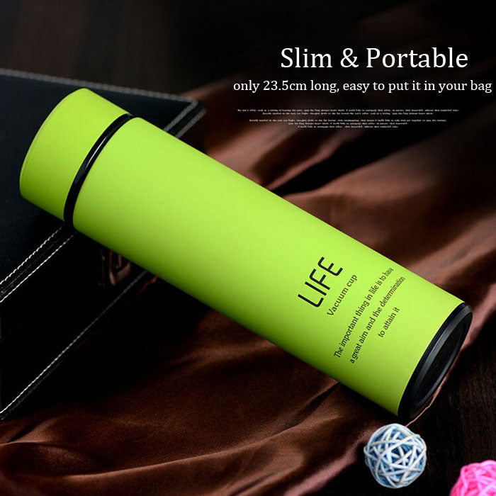 500ml Fashional Stainless Steel Travel Mug Thermos Vacuum Flask Cup Bottle Gift