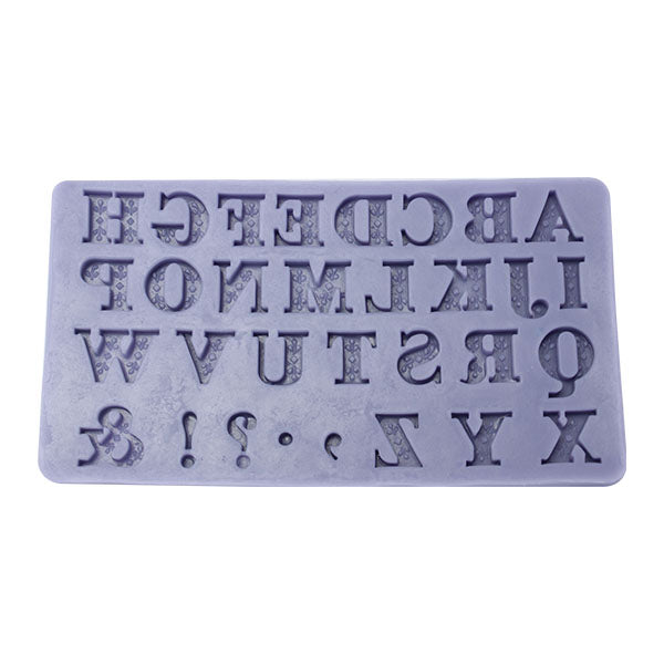 Alphabet Silicone Mold Capital Letter Punctuation Fondant Biscuit Cake Mould