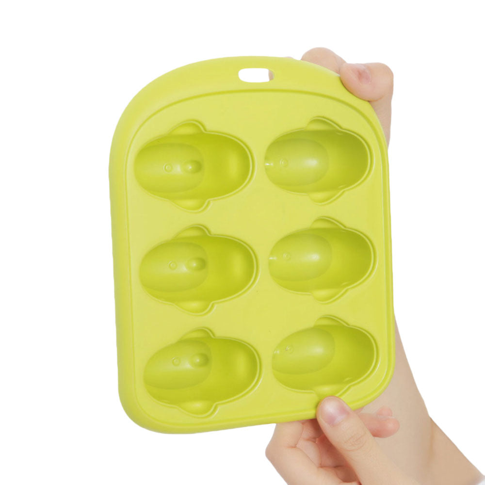 QUANGE LS010102 Home Kitchen Ice Cube Tray Little Whale Shape Ice Mold 6 Hole Food Grade Pudding Mold from xiaomi youpin