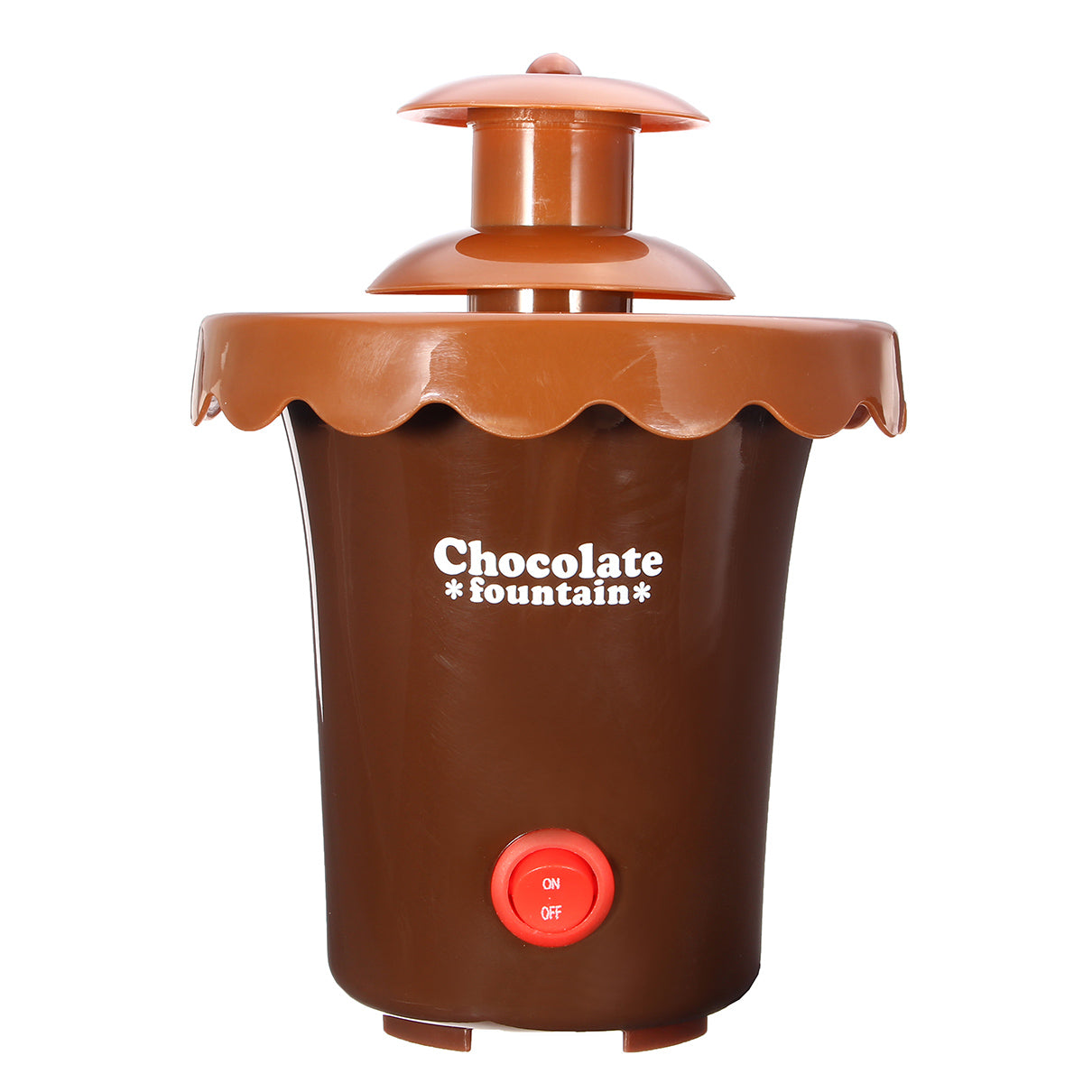 Chocolate Fondue Machine Fountain 2 Tiers Mini Maker Waterfall Melting Machine 