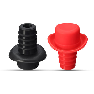 Food-grade Silicone Small Hat Fresh Beer bottle Stopper Wine Stopper Bottle Cork Cruet Dids Bottle Caps Closures