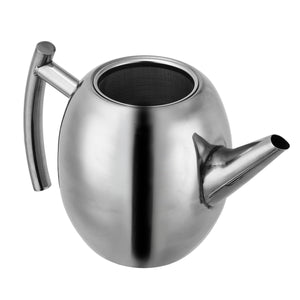 1L 1.5L Stainless Steel Coffee Pour Over Kettle Drip Tea Pot W/ Filter Strainer Coffee Tea Sets